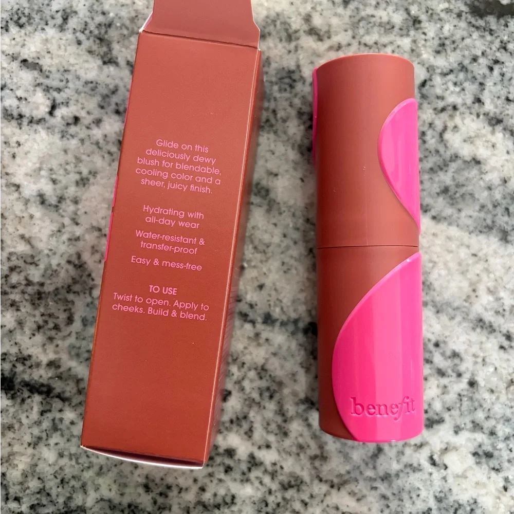 Benefit Juice stick dewy gel blush stick Foxxy Pink brand new